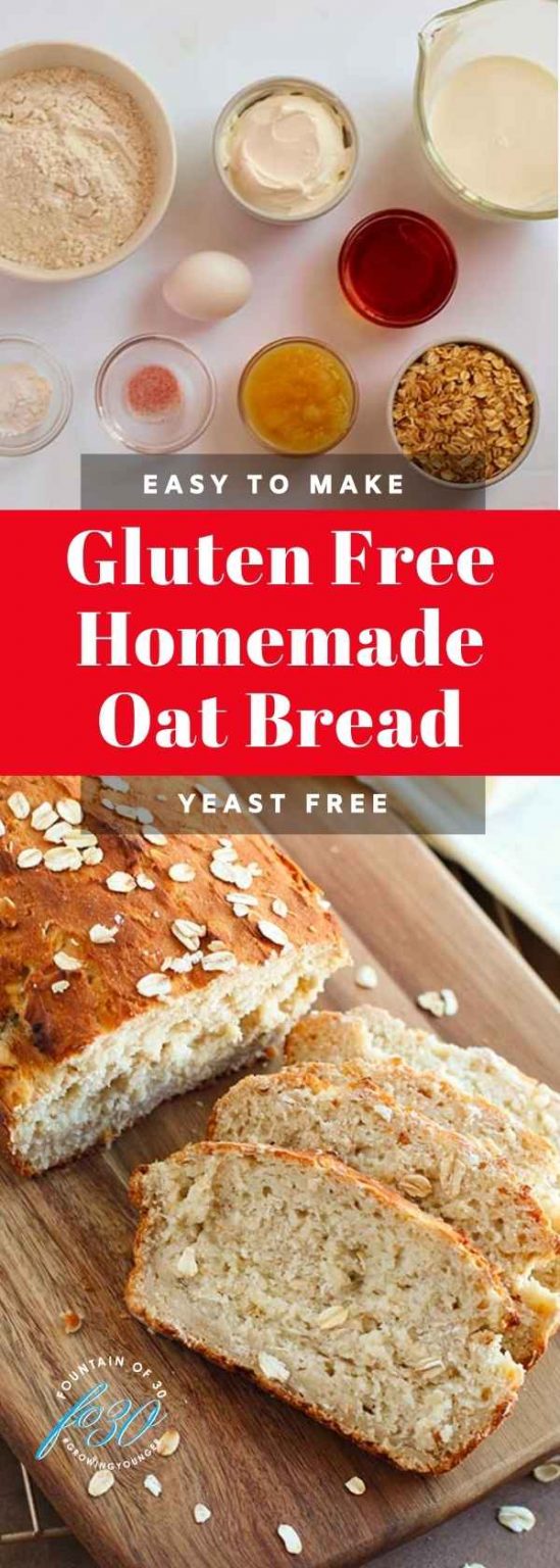 Bake Your Own Fresh Homemade Oat Bread Gluten Free And Yeast Free