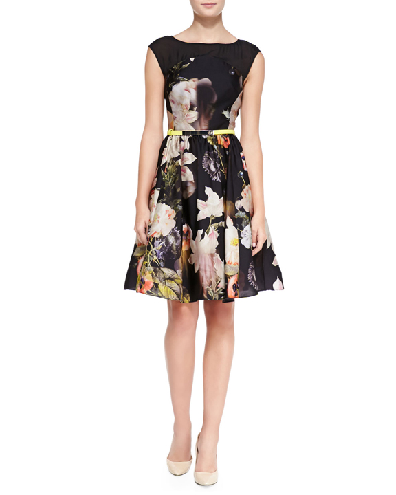 The Thing I'm Loving Today: Ted Baker London Opulent Bloom Print Dress ...