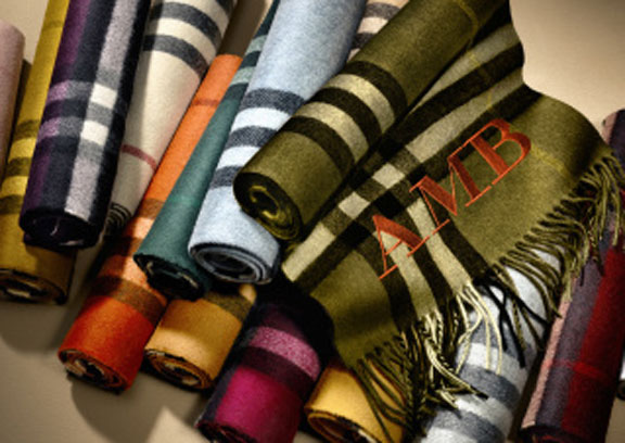 burberry scarf colors