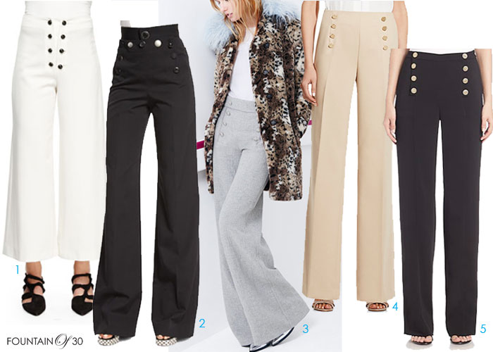 Wearable Trends: High Waist Sailor Pants For The Holidays 