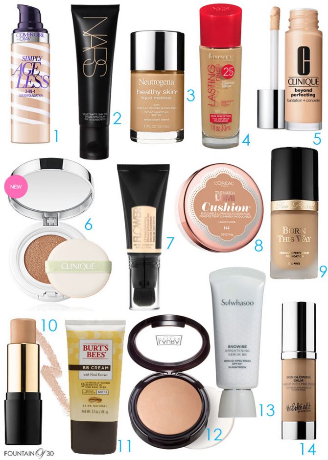 The Best of The Best in Anti-Aging Foundations - fountainof30.com