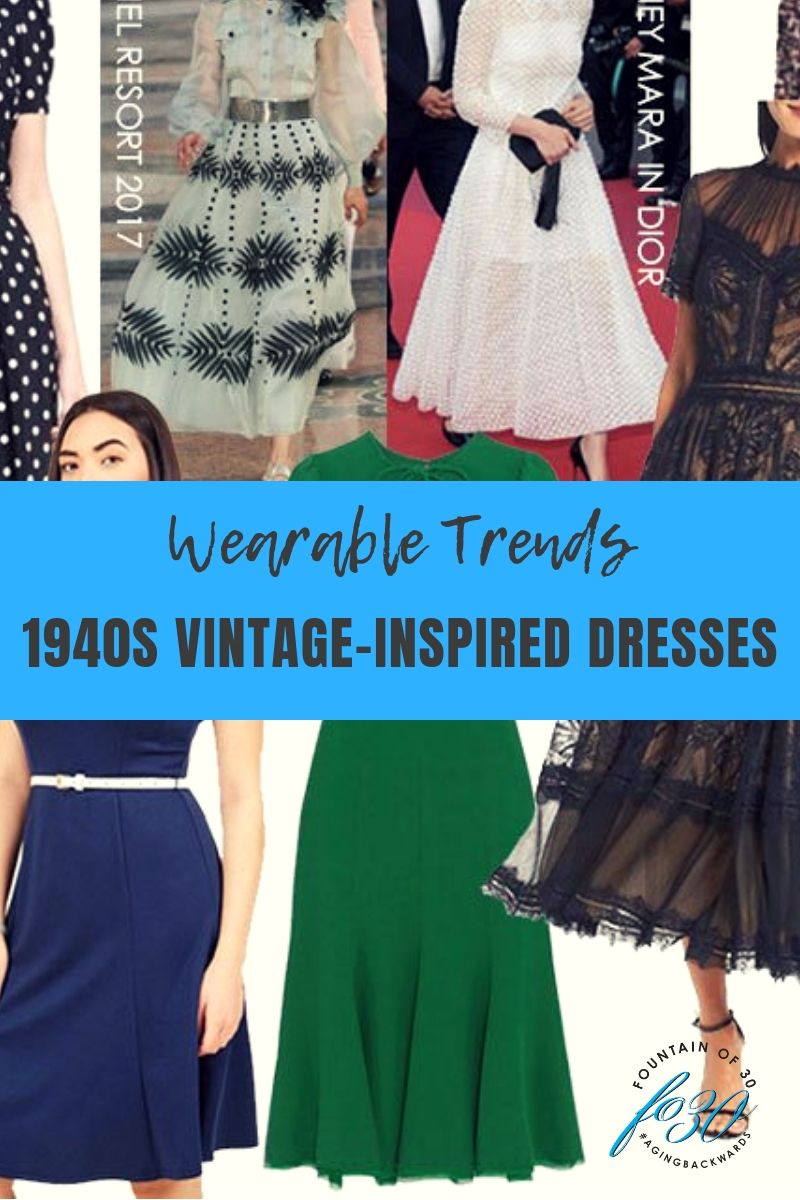 Wearable Trends: 1940s Vintage-Inspired Dresses - fountainof30.com