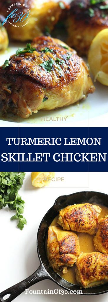 Easy To Make Anti-Inflammatory Turmeric Lemon Skillet Chicken ...