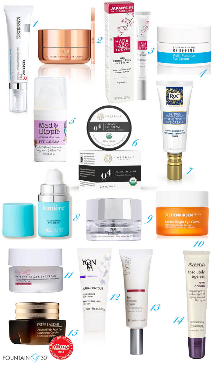 15 Of The Best Anti-Aging Eye Creams You've Got To Try - fountainof30.com