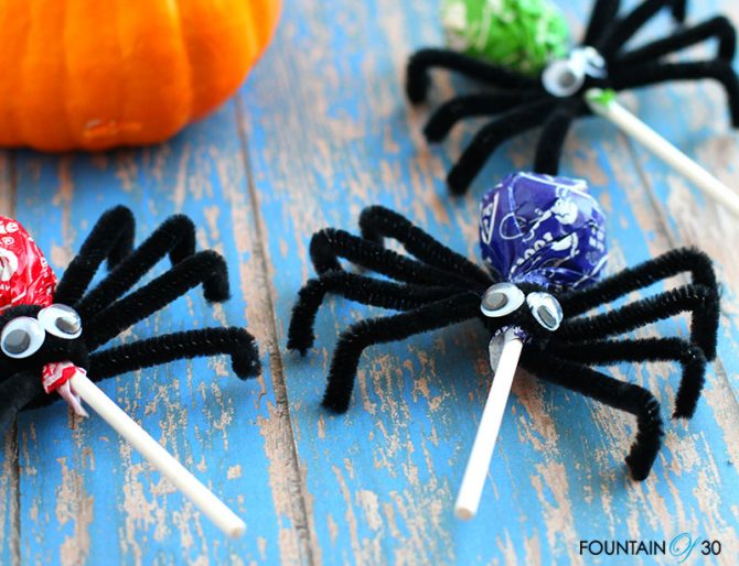 How To Make These Cute Spooky Spider Lollipops Halloween Treats ...