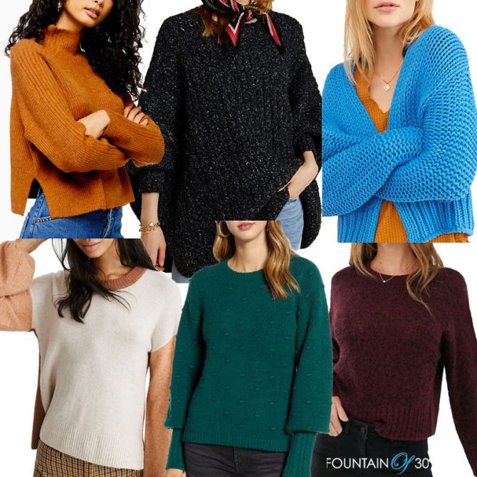 How to Style The Latest Chunky Knit Sweaters for Less - fountainof30.com