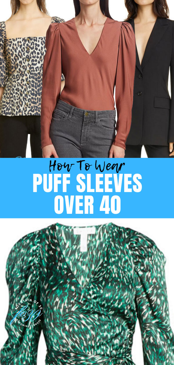 How To Wear Puff Sleeves When You're Over 40 