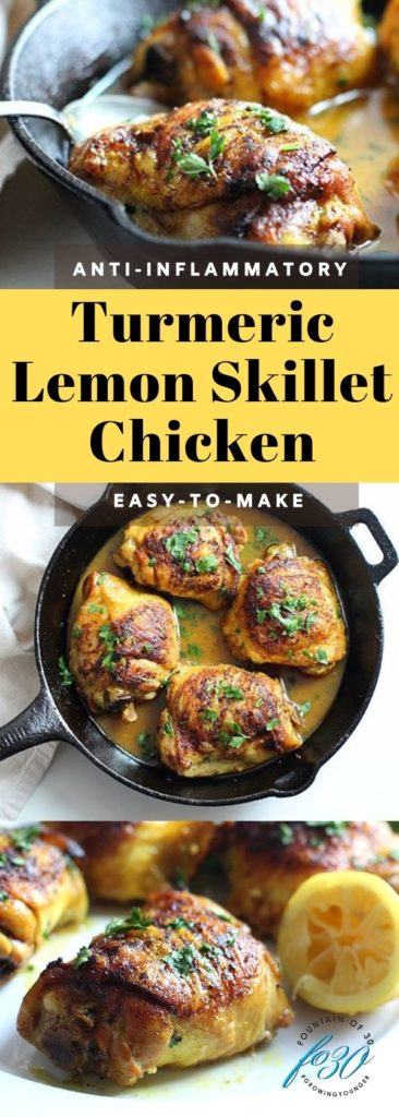 Easy To Make Anti-Inflammatory Turmeric Lemon Skillet Chicken ...