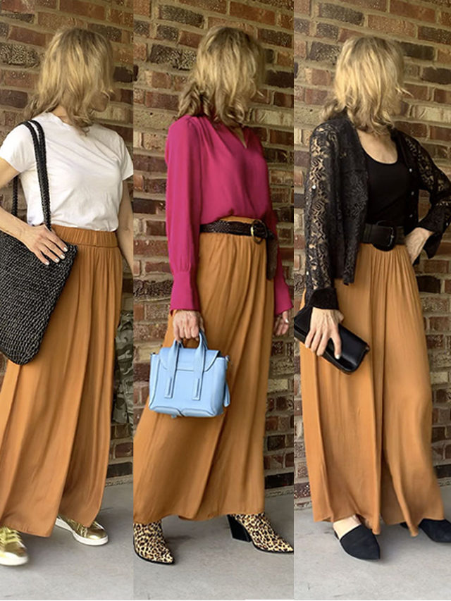 The Best Wide Leg Pants For Women Over 50 