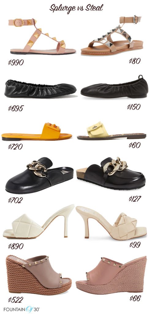 The Best Summer 2021 Shoe Trends: Splurge or Steal! - fountainof30.com