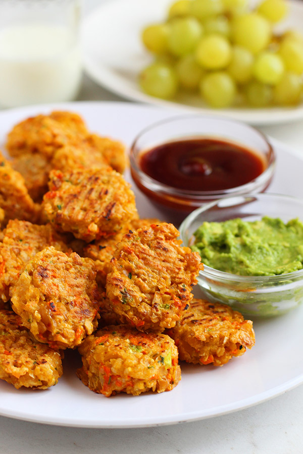 Yummy and Healthy Veggie Loaded Chickpea Nuggets (Gluten Free ...