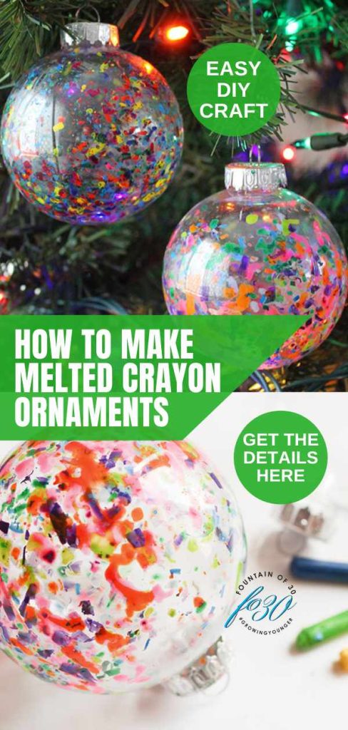 Melted Crayon Christmas Tree Ornaments DIY: So Easy To Make ...