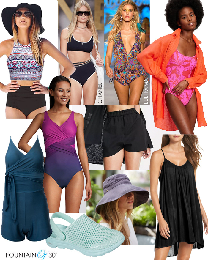 Stunning Swimwear for the Beach or Pool for Women Over 40 - fountainof30.com