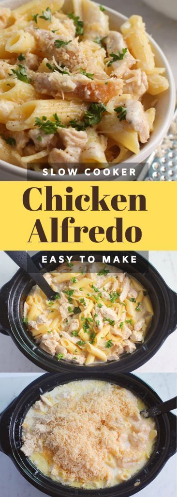 How to Make Chicken Alfredo in A Slow Cooker. It's So Delicious ...