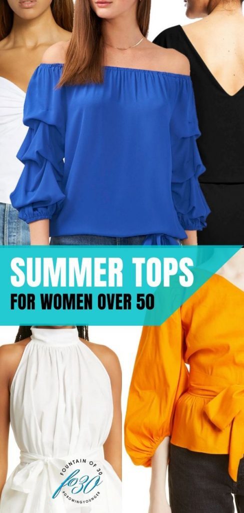 How To Wear Summer Tops for Women Over 50 - fountainof30.com