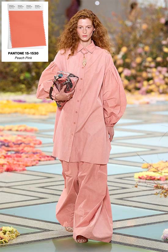 Spotted on the catwalk: Pantone's spring/summer 2023 fashion colours