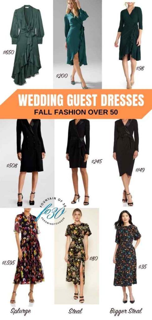 Fall Wedding Guest Dresses for Women Over 50: Splurge vs Steal ...