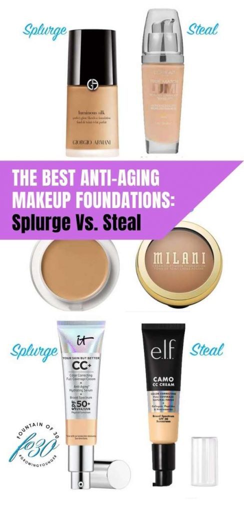 Splurge Vs. Steal: The Best Anti-aging Makeup Foundations 