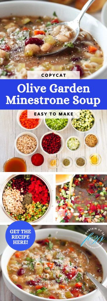 Copycat Olive Garden Minestrone Soup Recipe So Easy To Make