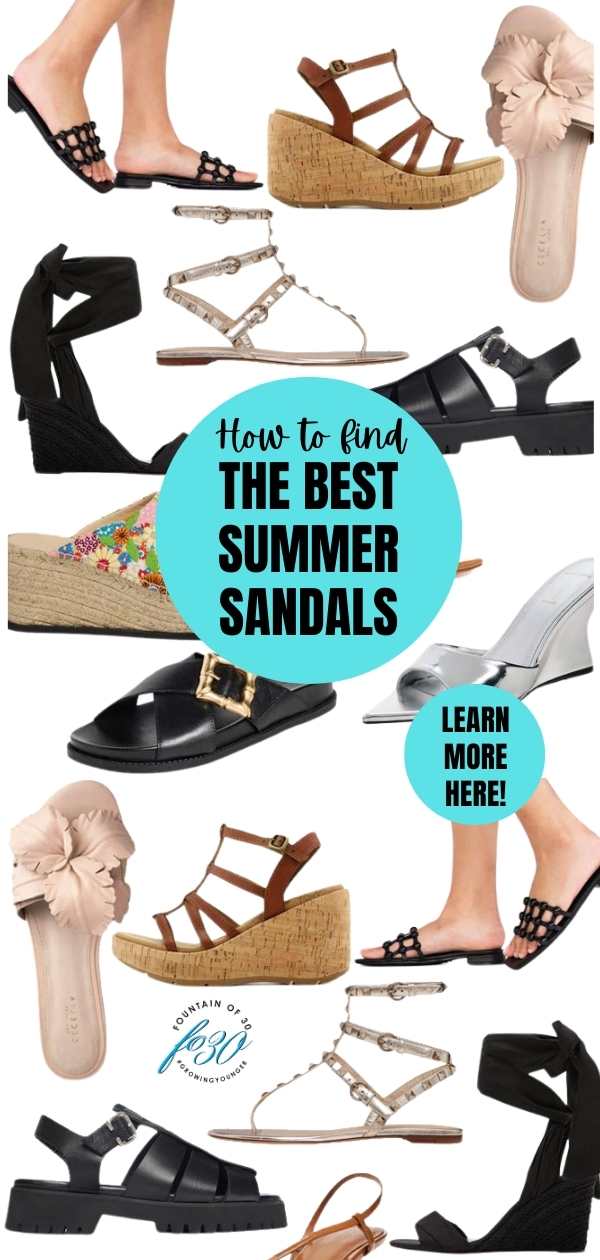 how to find the best summer sandals fountainof30