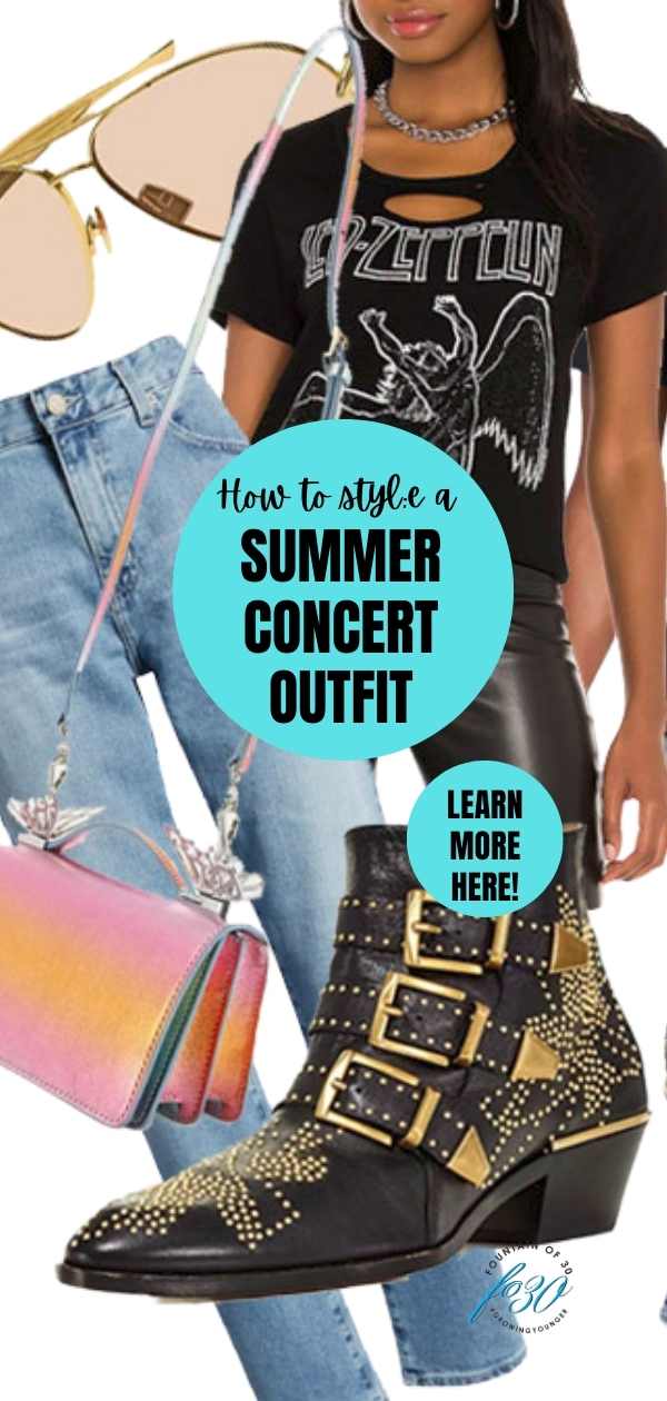 How To Style A Rock Concert Outfit For Women Over 50 fountainof30